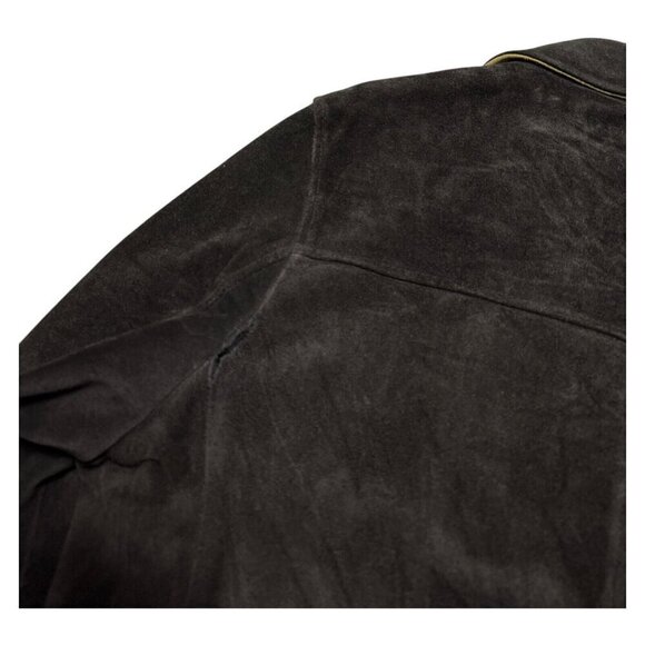 JOSEPH ABBOUD 100% Genuine LEATHER Luxury Designer Business Casual Coat Medium - Picture 6 of 6